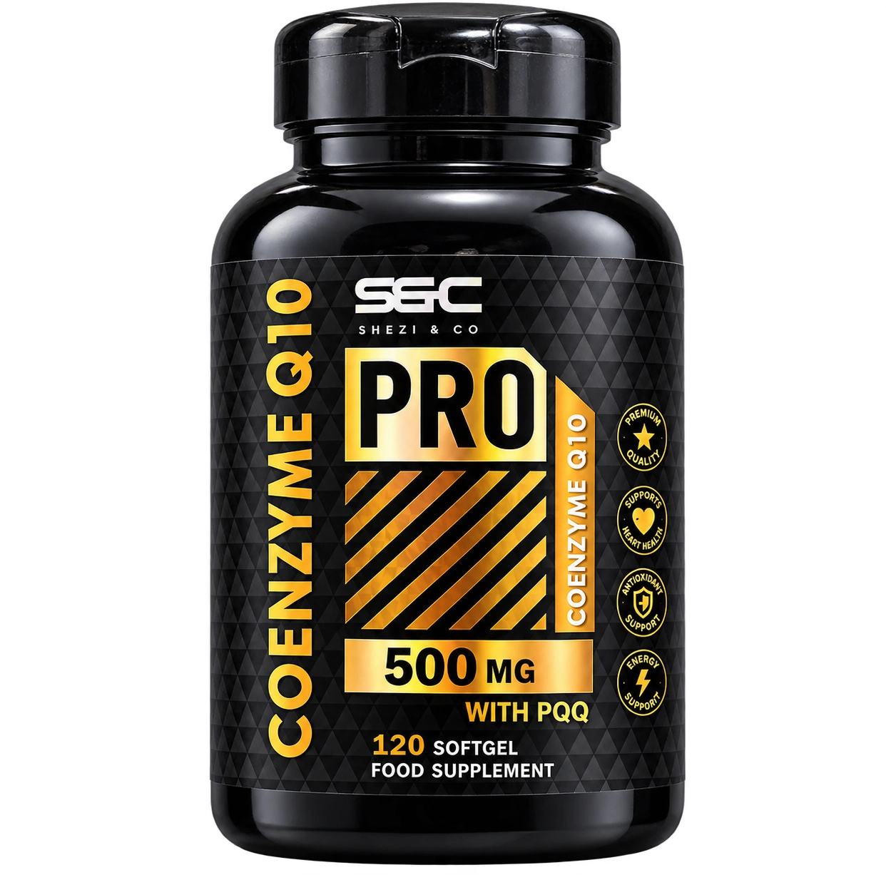 CoQ10 PRO 500 mg with PQQ — 120 Softgels
