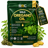 Wild Oregano Oil 6000 mg Herbal Equivalent — 300 Softgels