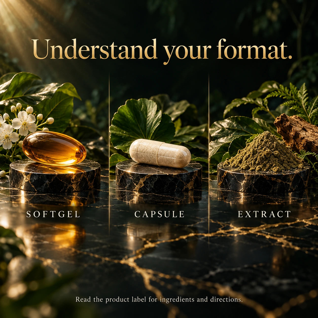 Understand your format.